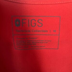 Figs Vibrant Red Apparel